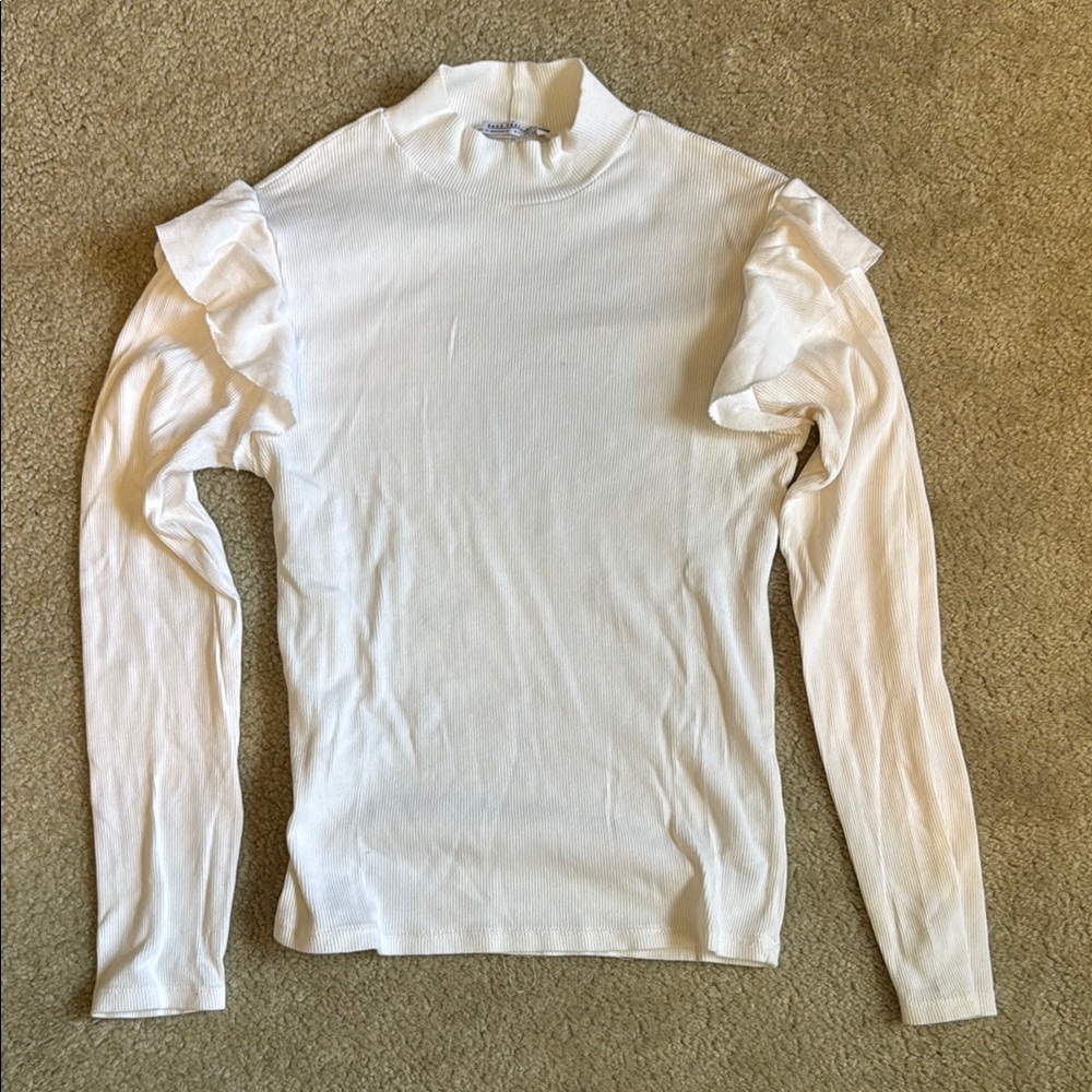 Zara Long Sleeve Turtle Neck Shirt